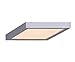 Canarm LEDS-SM15DL-C Single Light 15" Wide Integrated LED Flush Mount Square Cei, Brushed Nickel