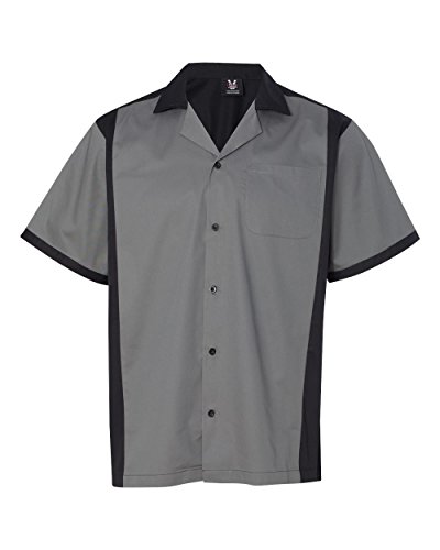 Hilton HP2243 - Cruiser Bowling Shirt Steel