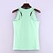 Akklian Women's Tank Top Cotton Base Layer Soft Breathable Lightweight Undershirt Solid Racerback Basic Tee Shirts Outdoor Mint Green