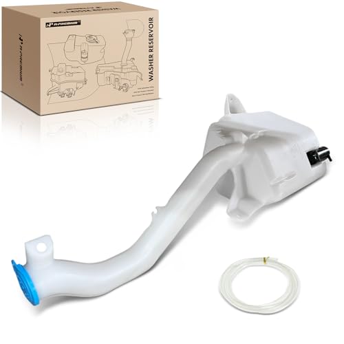 A-Premium Windshield Washer Reservoir Tank Assembly Compatible with Honda Element 2003-2011 - with Washer Pump & Cap & Filler Neck & Hose