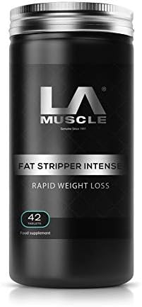 LA Muscle Fat Stripper Intense Trial,100% Natural Fat Burner for Men and Women, Suitable for Vegans, Halal Trust Certified and GM Free
