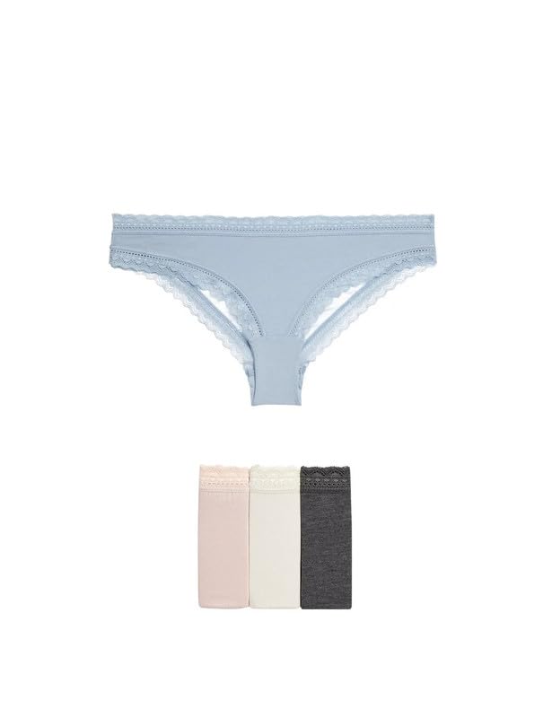 marks & spencer Women's Polyamide Modern Solid Boy Short Panties-picture-10