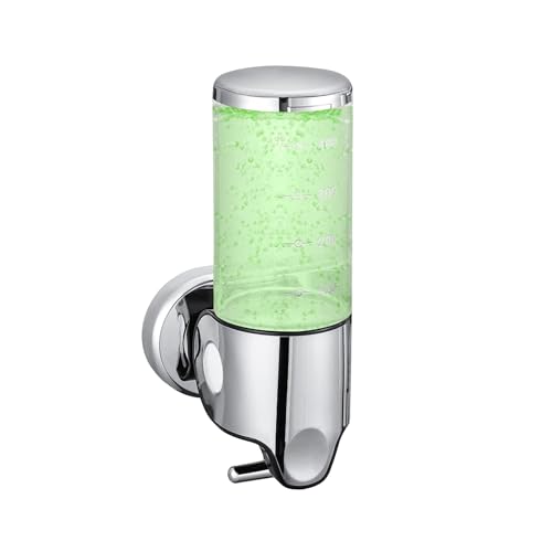 𝗗𝗶𝘀𝗽𝗲𝗻𝘀𝗮𝗱𝗼𝗿 𝗱𝗲 𝗝𝗮𝗯𝗼́𝗻 500 ml. Dosificador Manual de Loción. Dispensador de Gel de Pared. Jabonera Manual para Baño, Cocina, Ducha Champú, Gel de Ducha, Loción.