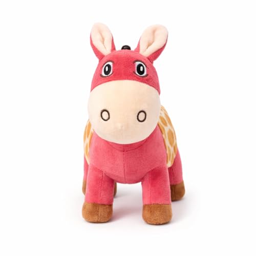 Image of Pink Donkey Soft Toy for Kids, 25 cm Plush Stuffed Animal, Cute Soft Toy for Boys and Girls, Huggable Gift Toy, Pink