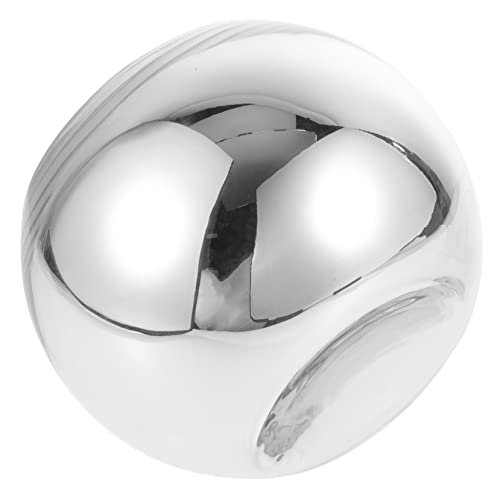 Ciieeo Jarrón De Vidrio Decorativo Dorado con Diseño Moderno para Arreglo Floral Dormitorio Salón Cocina para Flores Secas y Naturales Altura