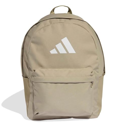 adidas Unisex - Adulto CLASSIC 3BARS BACKPACK, Wonder Cargo/white, One size