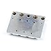 Fender 994407000 Himass 4-String Bass Bridge Assembly with Zinc Saddles, Chrome