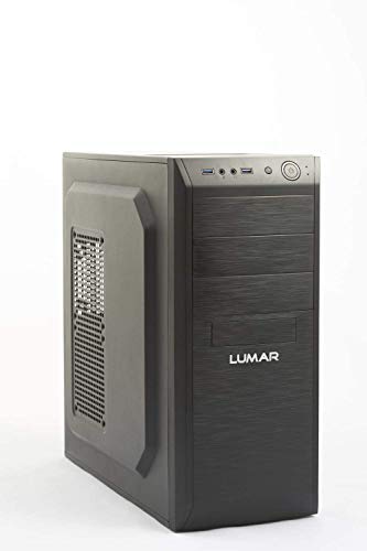LUMAR Ordenador Sobremesa/Intel Core i5 Quad Core 3.7GHz / 16GB RAM / 480GB SSD + 2TB HDD/DVDRW/Gráfica dedicada Geforce 4Gb / HDMI/USB 3.0 / Windows 10 Pro Trial