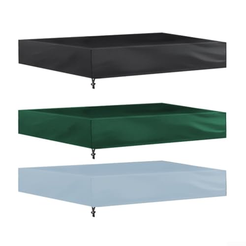 Quadratische Sandkästen, Sandkastenabdeckung, 210D, wasserdicht, Oxford-Stoff, Staubschutz für Garten, Kinder, Spielzeug, Sandkasten, UV-beständig, faltbar (grün, 200 x 200)