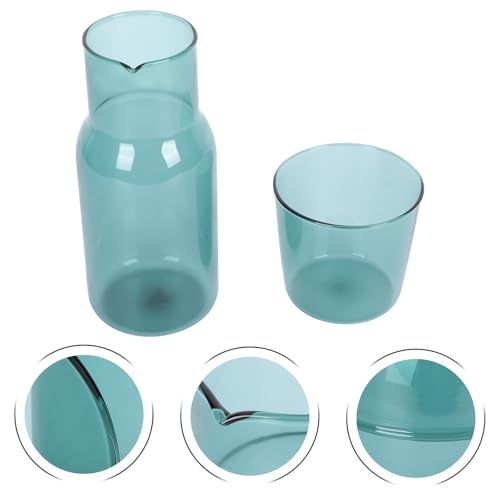 Vaso de vidrio azul celeste Vosarea de 0.3 oz miniatura 6