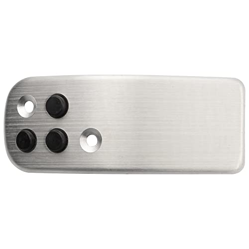 Konuooer Pedal Kit für Peugeot, Brems-Gas-Kupplungs-Fußpolstervierteiliger Pedalsatz mit Befestigungsschrauben für 207 301 307 208 2008 308 408 CC/ C3 C4/ DS3 DS4 DS6