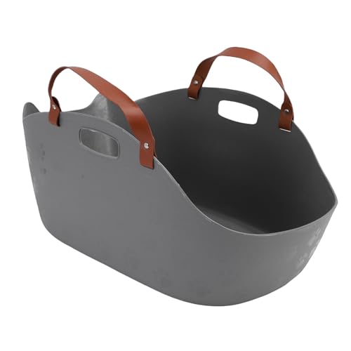 Arenero portátil grande para gato con asa de transporte miniatura 3