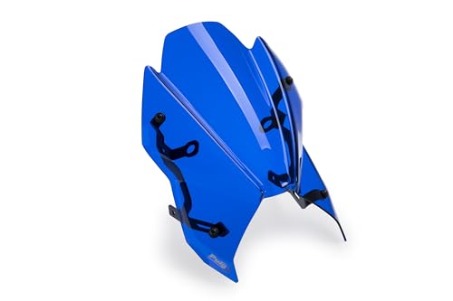 Bulle Puig 22560A Sport bleu pour moto | Améliorez l'aérodynamisme et la stabilité