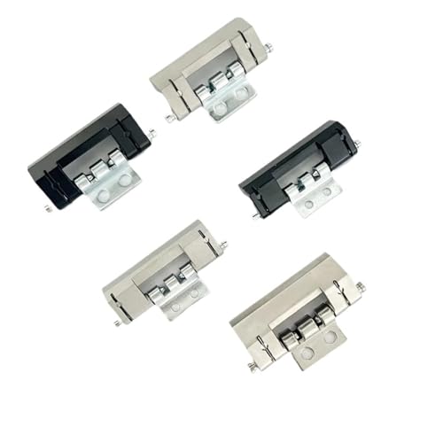 POESKLESO Cabinet Lock CL201-1-2-3 & Hidden Hinge HL011-1-2 for Distribution Box Door Industrial Electrical Hardware(201-1 M6 Black)