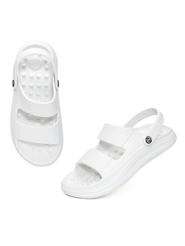 Image of Impakto Accupressure Slip-On Sandals for Men with Back Strap | Lightweight Soft Cushion Massage Footbed Slides | Slipper for Indoor & Outdoor