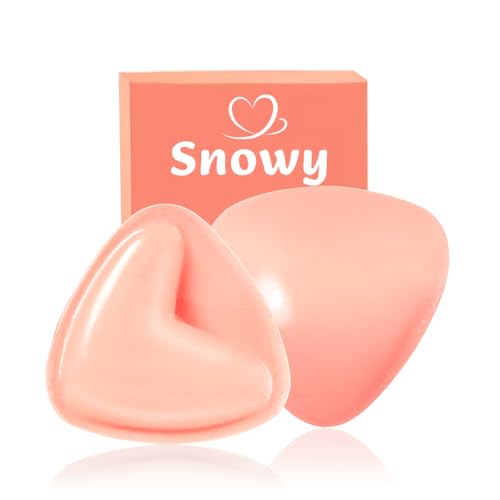 Snowy Sticky Bra Inserts,Reusable and Waterproof Double Sided Push Up Sticky Bra for Women Dresses Bikinis