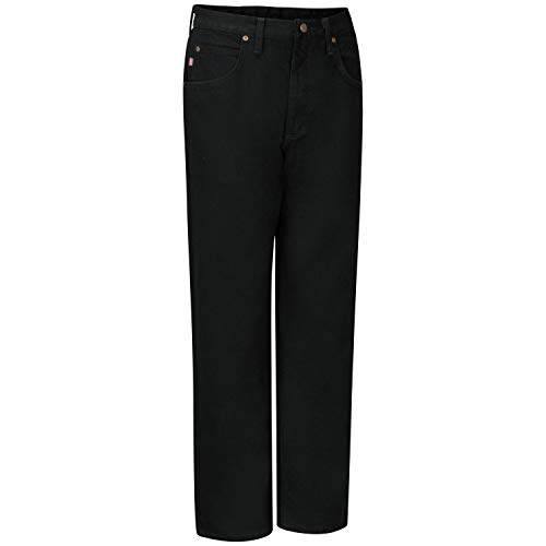 Image of Red Kap Men's Relaxed Fit Jean - Heavy Duty Jeans with Comfortable Denim, 5 Pocket Styling, Tapered Fit for Work Boots