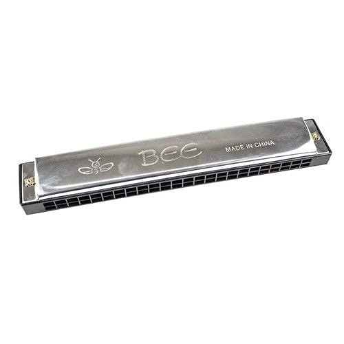 BEE Harmonica Mouth Organ 24 Holes with || 48 tones Beginner Students, Excellent Gift for Music Fan.