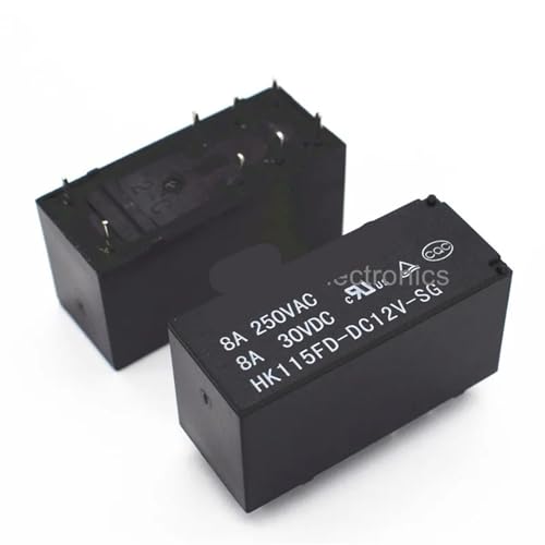Relais HK115FD-DC12V-SG 8 broches haute durabilite pour carte electronique