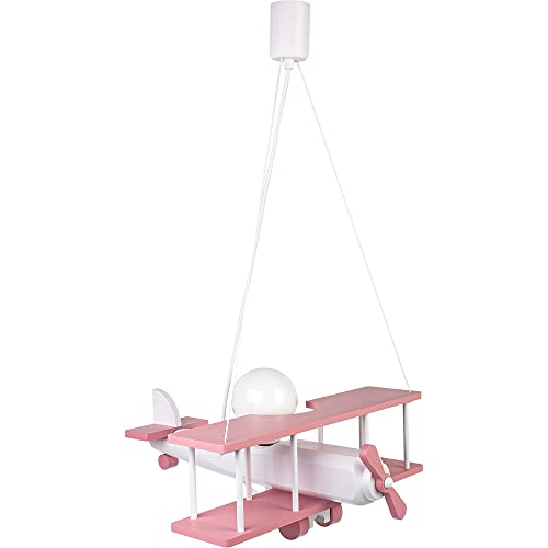 IPP ItalPol Produkt magnifique un lustre en bois en forme d'avion de 45cm x 42cm pour une chambre d'enfant et pas seulement.