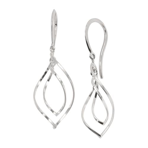 Silpada 'Water Drop' Twisted Drop Earrings in Sterling Silver - Main Image