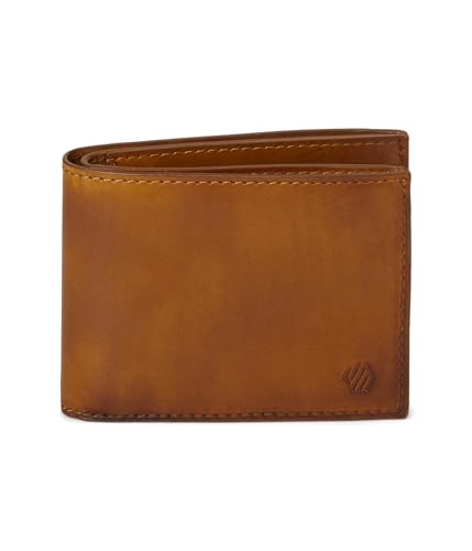 Johnston & Murphy Men's Hudson Burnished Billfold Wallet, Brown, One Size