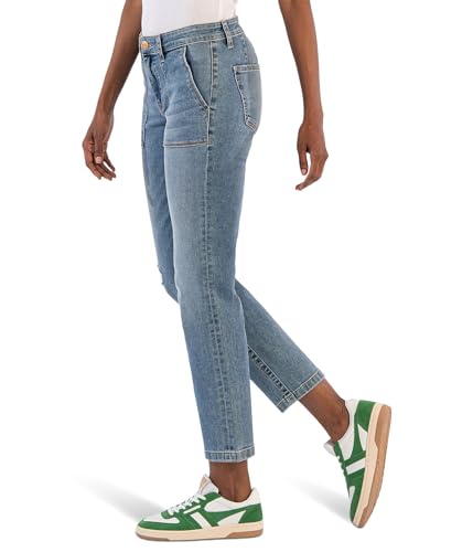 KUT from the Kloth Women's Stevie Straight Leg-porck Chop Pkts2