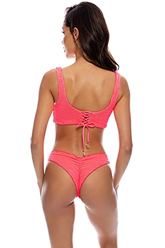 Luli Fama PURA CURIOSIDAD - Sutiã aberto na frente, goiaba, M