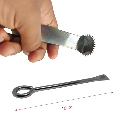 Image of Coconut Opener & Peeler Kitchen Tool Set | Stainless Steel Shell Breaker, Cutter, Slicer & Coconut Grater Combo for Tender & Mature Coconuts | Kitchen Accessory Combo