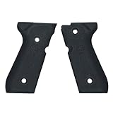 Hogue Beretta 92/96 Series & M9 Full Size Rubber Grip Panels, Black - 92010