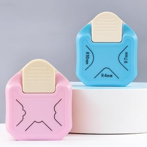 2PCS/SET Paper Cutter Punch 3 in 1 Corner Rounder Cover