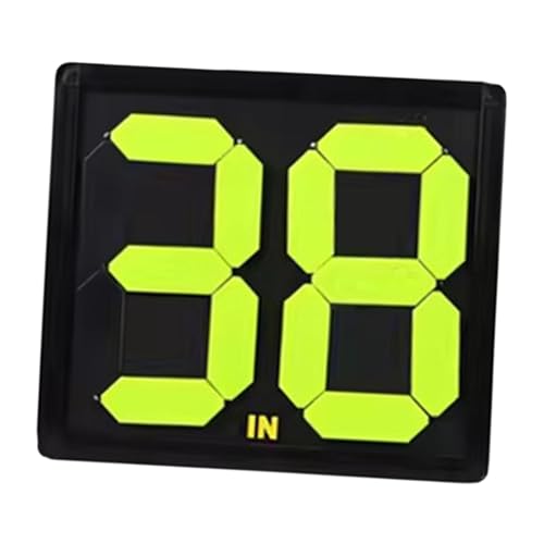 Yiju Soccer Football Substitution Board Referee Scoreboard Portable Professional Referee Score Cards Digital Substitution Board