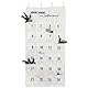Papierdrachen Adventskalender 2024 aus Stoff zum Befüllen - ein Lichtlein brennt - hochwertig bestickt - Stoffbeutel zum selber Dekorieren - Geschenksäckchen - wiederverwendbarer Wandteppich Set Nr 31