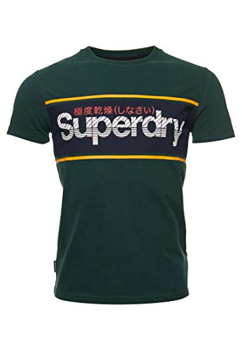 Superdry-Core-Logo-Stripe-Tee-Camicia-Uomo