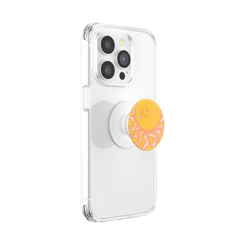 Image of PopSockets Adhesive Phone Grip, Holder, Phone Stand, Yellow - Sunny Groove