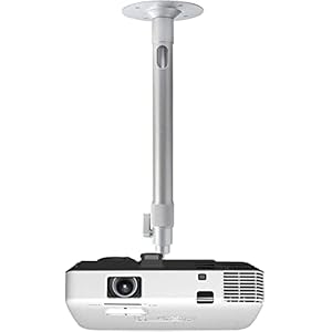 Universal Ceiling Projector Mount 23.6-41.3inch Silver Height Adjustable Wall Mount 360°Rotation Extendable Projector…