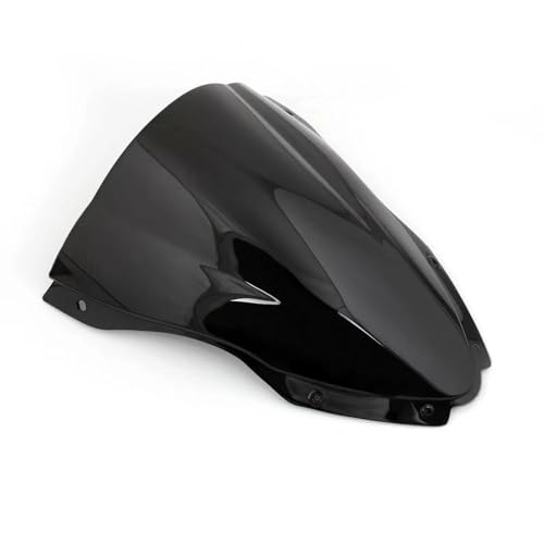 Pare-brise pour Suzuki GSX1300R réduisant le vent avec sa double bulle ABS noire