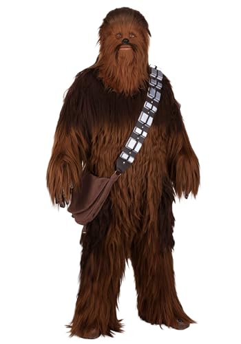 Plus Size Star Wars Chewbacca Mens Costume | Adult Chewbacca Jumpsuit Costume for Halloween and Cosplay 2X/3X