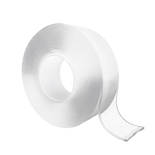 Ykimok Nano Adhesive Tape, 9.84ft Long and 1.18inch Wide, Multi-Use with Premium Grip, Water-Washable for Home and Car Decoration