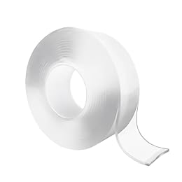 Ykimok Nano Adhesive Tape, 9.84ft Long and 1.18inch Wide, Multi-Use with Premium Grip, Water-Washable for Home and Car Decoration