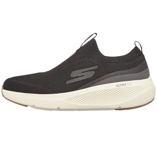 Skechers mens Gorun Elevate - Slip on Performance Athletic & Walking Running Shoe, Black/White, 11 US