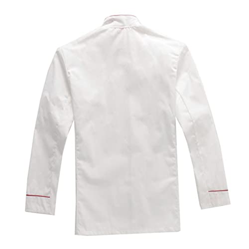 FRCOLOR Chaqueta De Chef para Hombre Manga Larga Ropa De Cocina Ligera y para Restaurantes y Catering