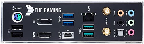 Asus Tuf Gaming Z590-Plus Wifi 6 Socket Lga 1200 Atx Motherboard, Intel 11Th/10Th Gen Processors, 4 X Dimm 128Gb Ddr4, 14+2 Power Stage, Usb 3.2, Bluetooth 5.1, Windows 10, Black, With Mtc Hdmi Cable #TOP5