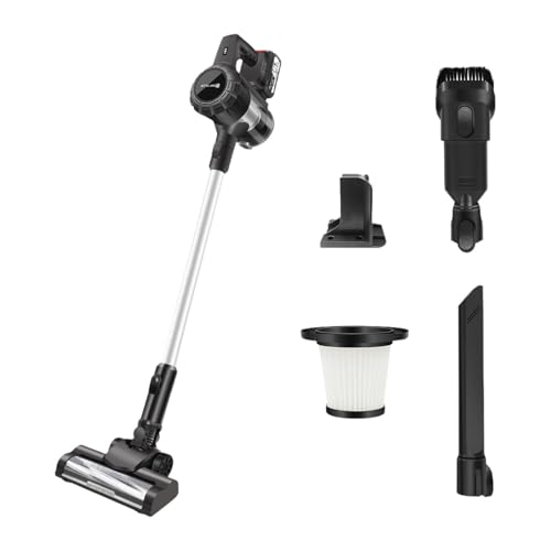 LOVIVER Aspiradora inalámbrica aspiradora de Palo fácil de Usar Potente portátil Resistente portátil para Alfombra de Madera Dura de la Oficina de Madera en
