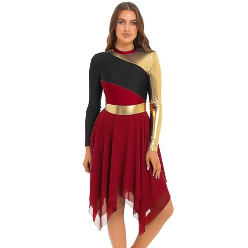 Robe danse liturgique extensible pour femme évitant l'inconfort des mouvements