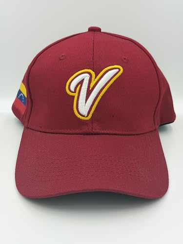 Venezuela Adjustable Baseball Cap Embroidered V Letter & Flag Patch Unisex Hat