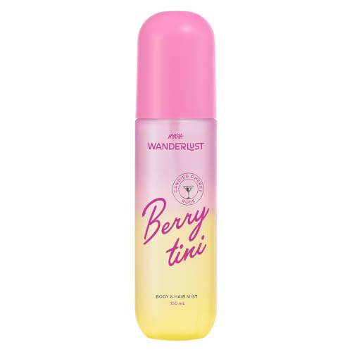 Image of Nykaa Wanderlust Berry Tini Hair & Body Perfume Mist Fragrance For Her| Travel Friendly, Lightweight, Non-Sticky