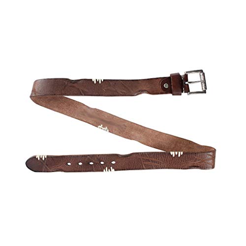 Original Belt for Men Buckle Full Grain Leather Belt for Jeans Wide Strap (Color : 120cm) (110cm)3