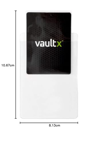 Vault X Halbstarre Trading-Kartenhalter, Feste Hüllen für TCG- und Sportkarten-Bewertungen, Kartenhüllen (50er Pack)