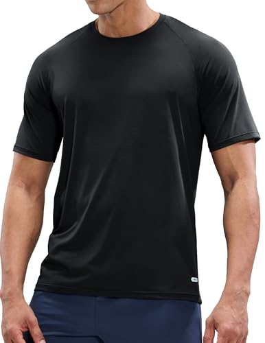 MIER Men's Dry Fit Workout T-Shirts Athletic Running Tee Short Sleeve Crew Neck Gym Tops, Polyester, Moisture Wicking4